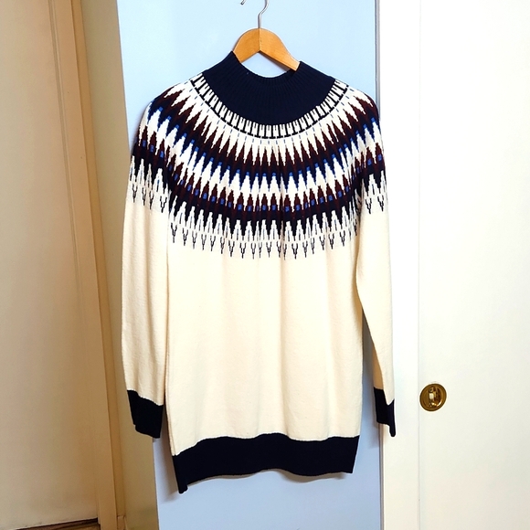 LONG Islandic style knit sweater - Picture 1 of 5